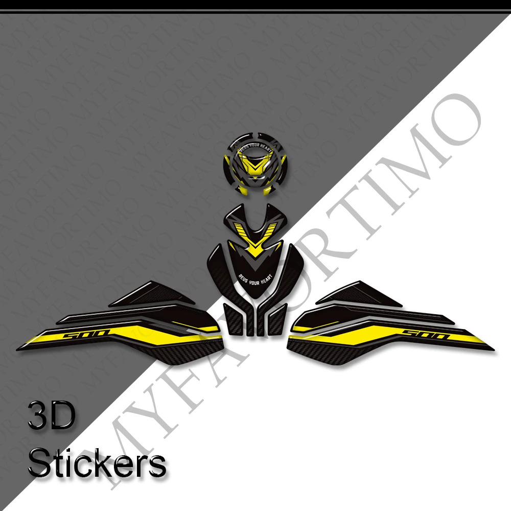 2025 2026 For Honda CB500 CB 500 Hornet R CB500F CB500R CBR500R Tank Pad Cap Gas Fuel Oil Knee Protection Stickers Decals 6