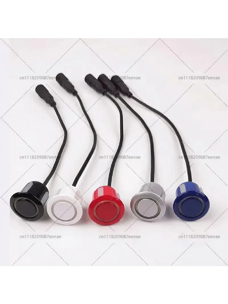 5pcs Car Reversing Radar Probe Buzzer Voice Sensor Reverse Backup Radar Monitor Parking Sensor 18.8-19/21.5/25mm 22mm
