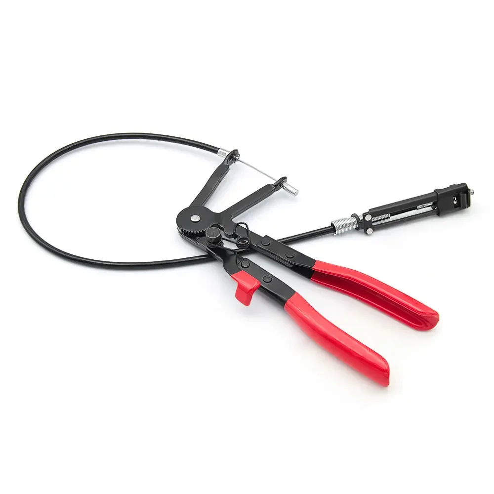 

Car Hose Clamping Pliers Bendable Hose Clamps Cable Type Flex Cable Long Clamps Straight Hose Bundle Removal Auto Repair Tools