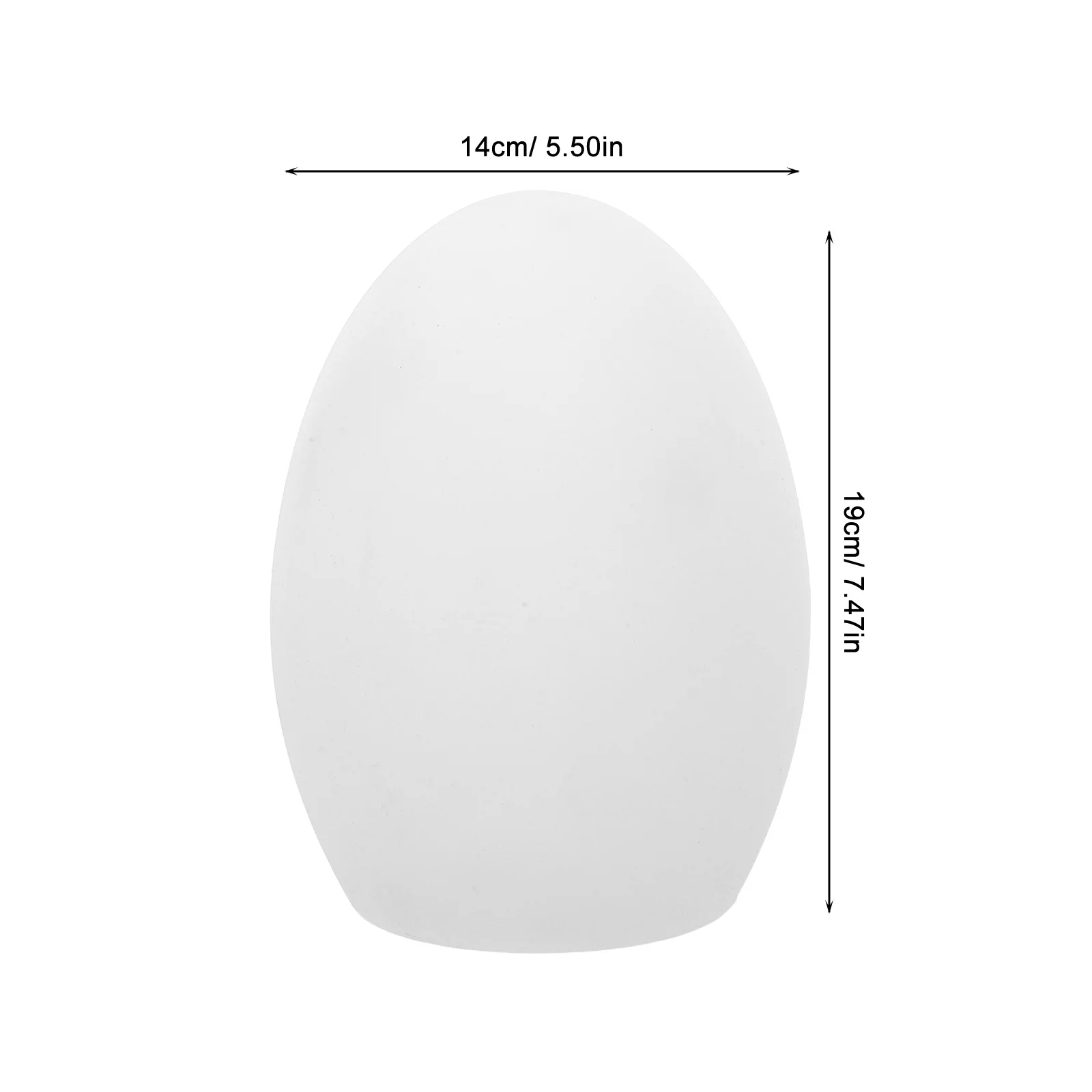 Led البيض على شكل ضوء الليل 14X19 سنتيمتر اللون تغيير التحكم باللمس الجدول مصباح للمنزل غرفة نوم الحضانة Usb شحن ديكور