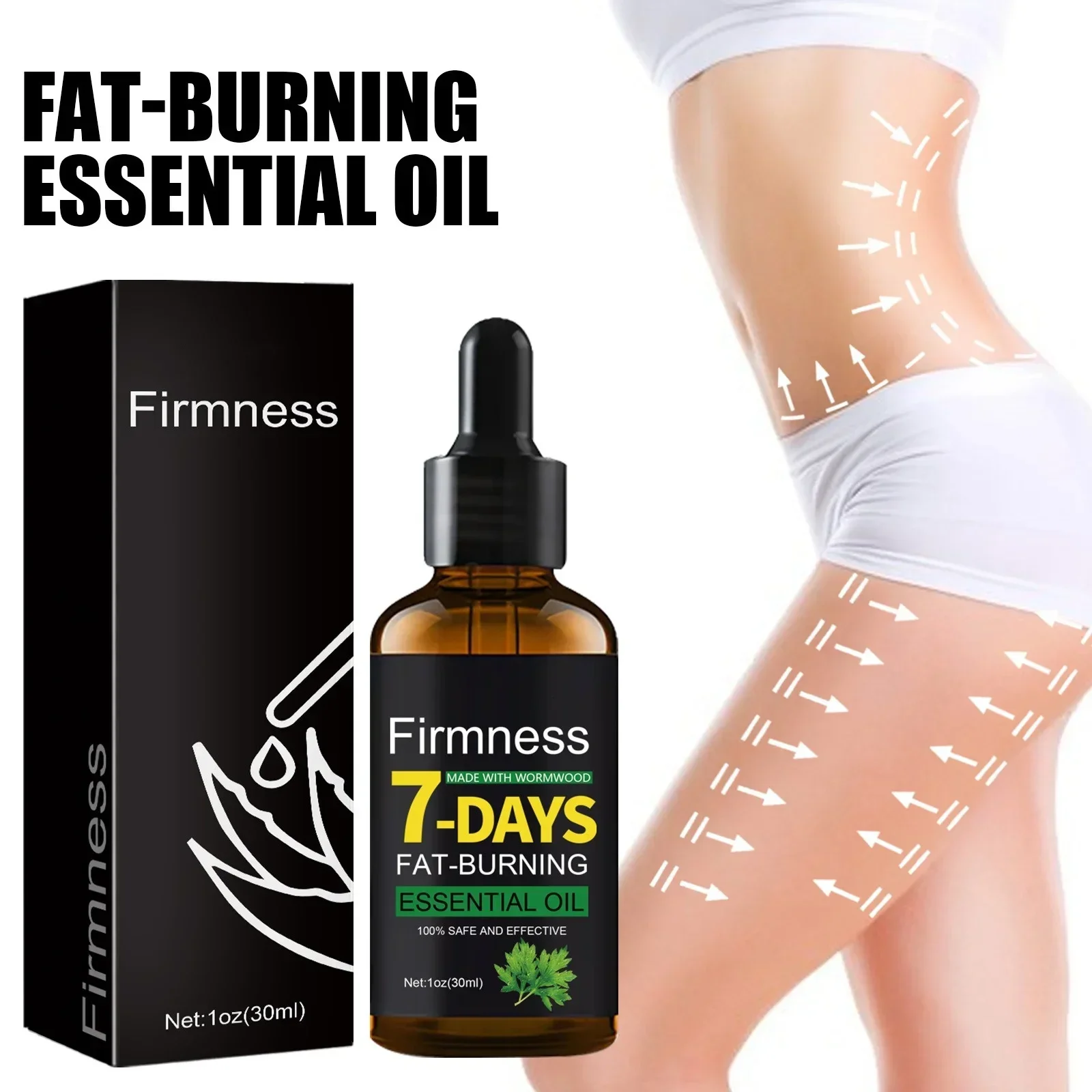 Slimming Body Essential Oil Anti Cellulite Shaping Thin Waist Belly Tummy Fat Burning Massage Weight Loss Fat Burnin Essence