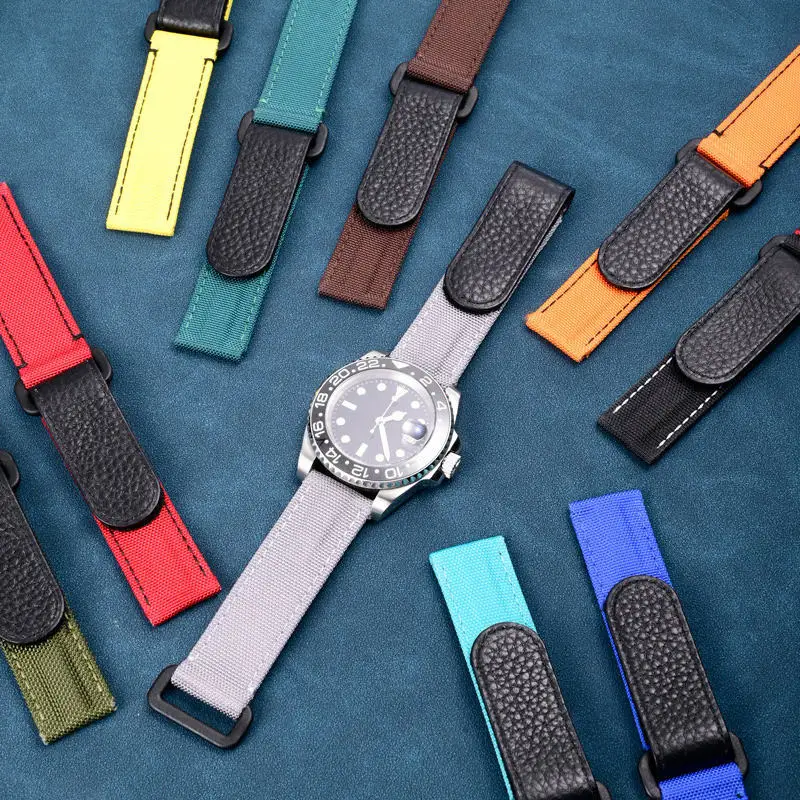 

Watch Band For Tudor// Daytona Water Ghost Joint Nylon Canvas Watch Straps 20Mm Compatible with smartwatches for huawei Samsung
