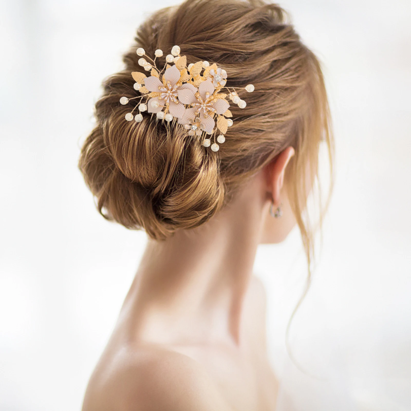 

Bridal Hair Comb Tiara Crystal Accessories Bride Combs Party Elegant Sparkling Rhinestone Bridesmaid