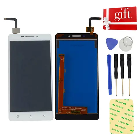 5  For Lenovo Vibe P1M P1ma40 P1mc50 LCD Display Panel Module Monitor Touch Screen Digitizer Sensor Glass Assembly Replacement