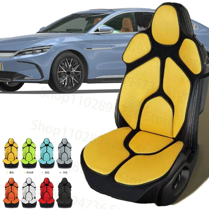 

FOR BYD HAN Cushion Car Seat Chair Back Mesh Lumbar Back Brace Massage Back Pad Support Home Office