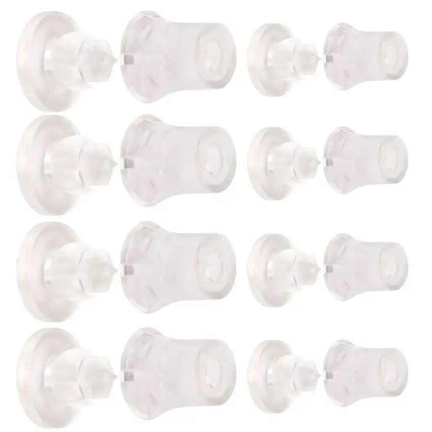 

HOT 100PCS Transparent Acrylic Standoffs Invisible Hidden Plastic Screws Advertisement Signs Nails for Signs Signage Wall Mount