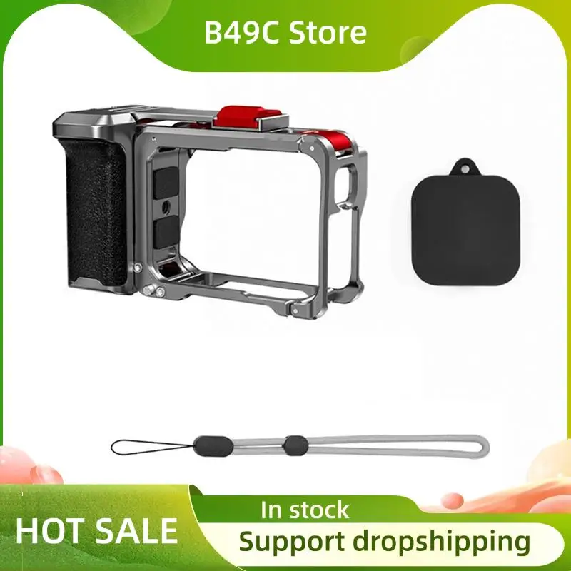 

Удлинительный кронштейн B49C с кнопкой затвора для Insta360 Ace Pro 2/1, включает держатель для камеры Xplorer и клетку с алюминиевой рамкой