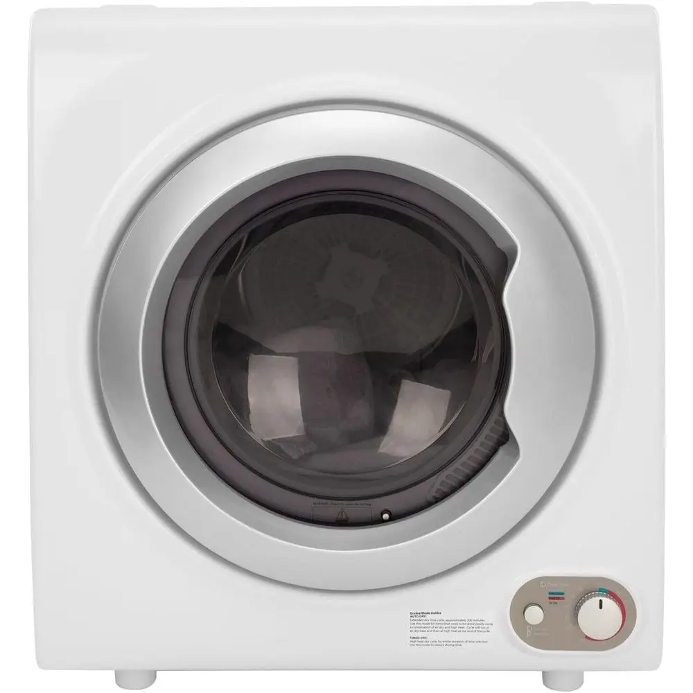 

Clothes Dryer Compact Portable ront Loading or Laundry, Auto and Timed Dry Settings and Anti-Wrinkle, 9 lb Drying acity and Clea