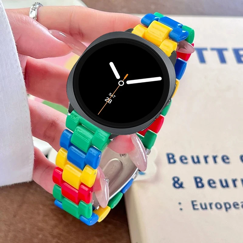 Watchband For Samsung Galaxy Watch 8 40mm 44mm Rainbow Band Accessories For Samsung Watch 8 Classic 46mm/Ultra 2025 Bracelet