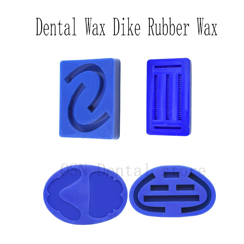 4 Types Dental Silicone Wax Rim Mold Wax Dike Occlusion Rim Model Full Denture Individual Tray Implant Molding Mould