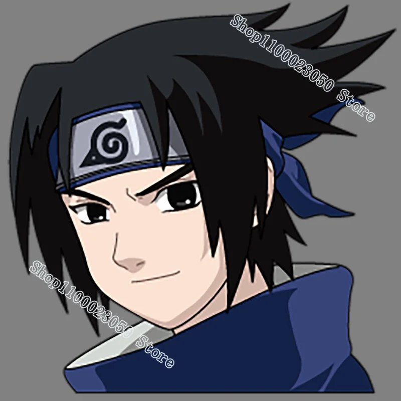 Naruto Heat Transfer Stickers Sasuke Kakashi for T Shirt Hoodie Clothes DIY Kids Patches Iron on Transfer Applique Boys Toy Gift