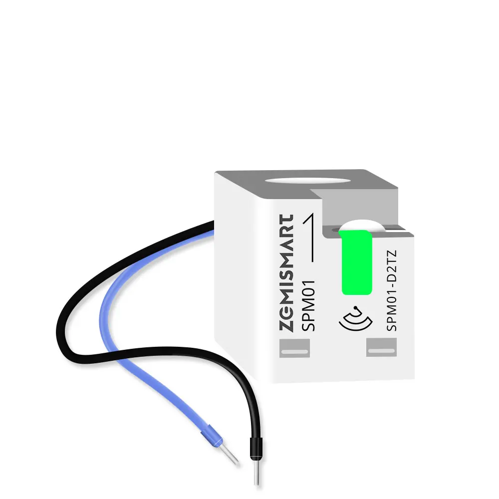 Zemismart Zigbee 3.0 Mini Inteligentny Miernik Energii 63A Czujnik Monitorowania Zużycia Energii Współpracuje z Homey Obsługuje Home Assistant przez ZHA Z2M — zdjęcie produktu 7