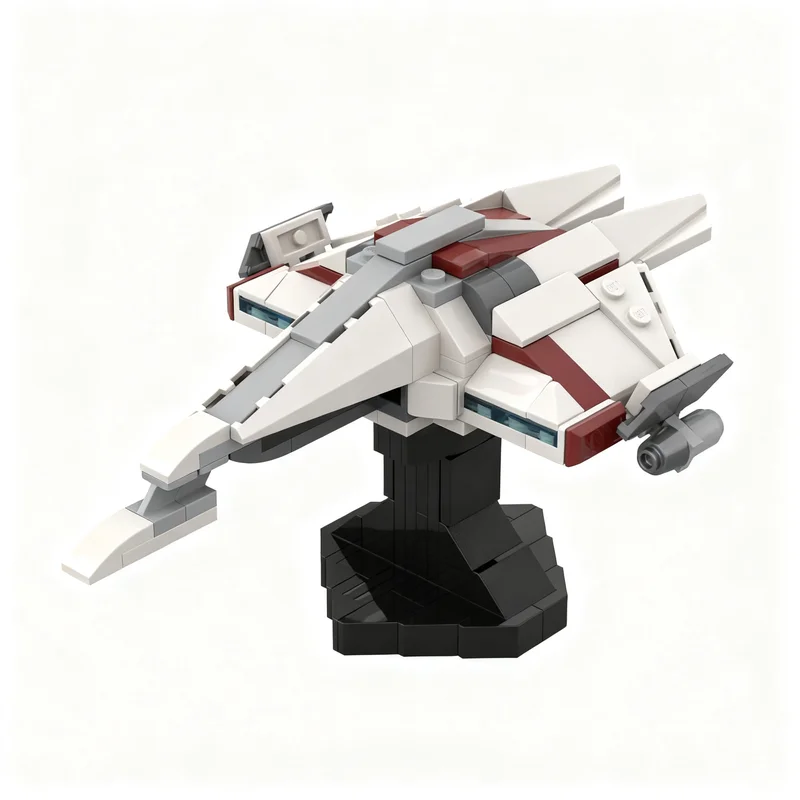 214pcs MOC Defender-class Assault Carrier Star Battle Model Building Blocks Architecture Christmas Gifts Toys Craft Education