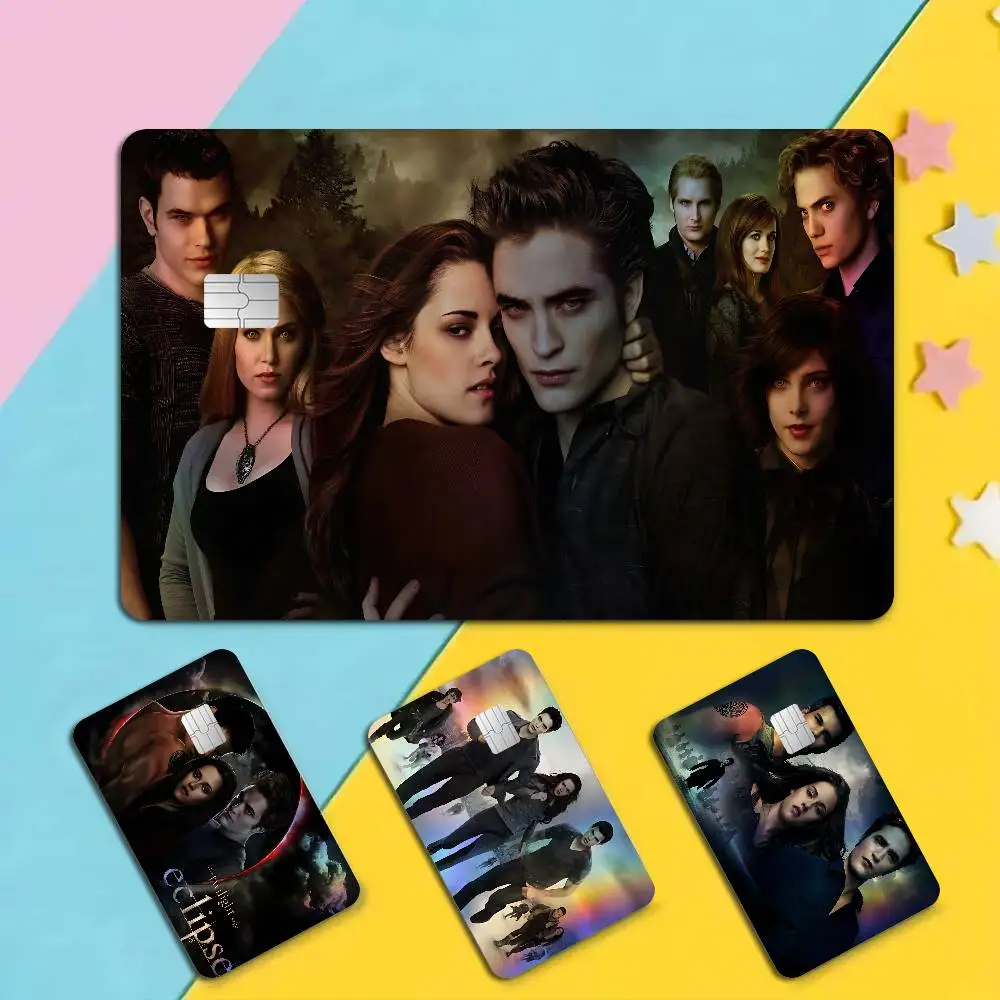 Vampire Romance T-Twilight Shiny Laser Bank Card Stickers Waterproof Self Adhesive DIY Ornament