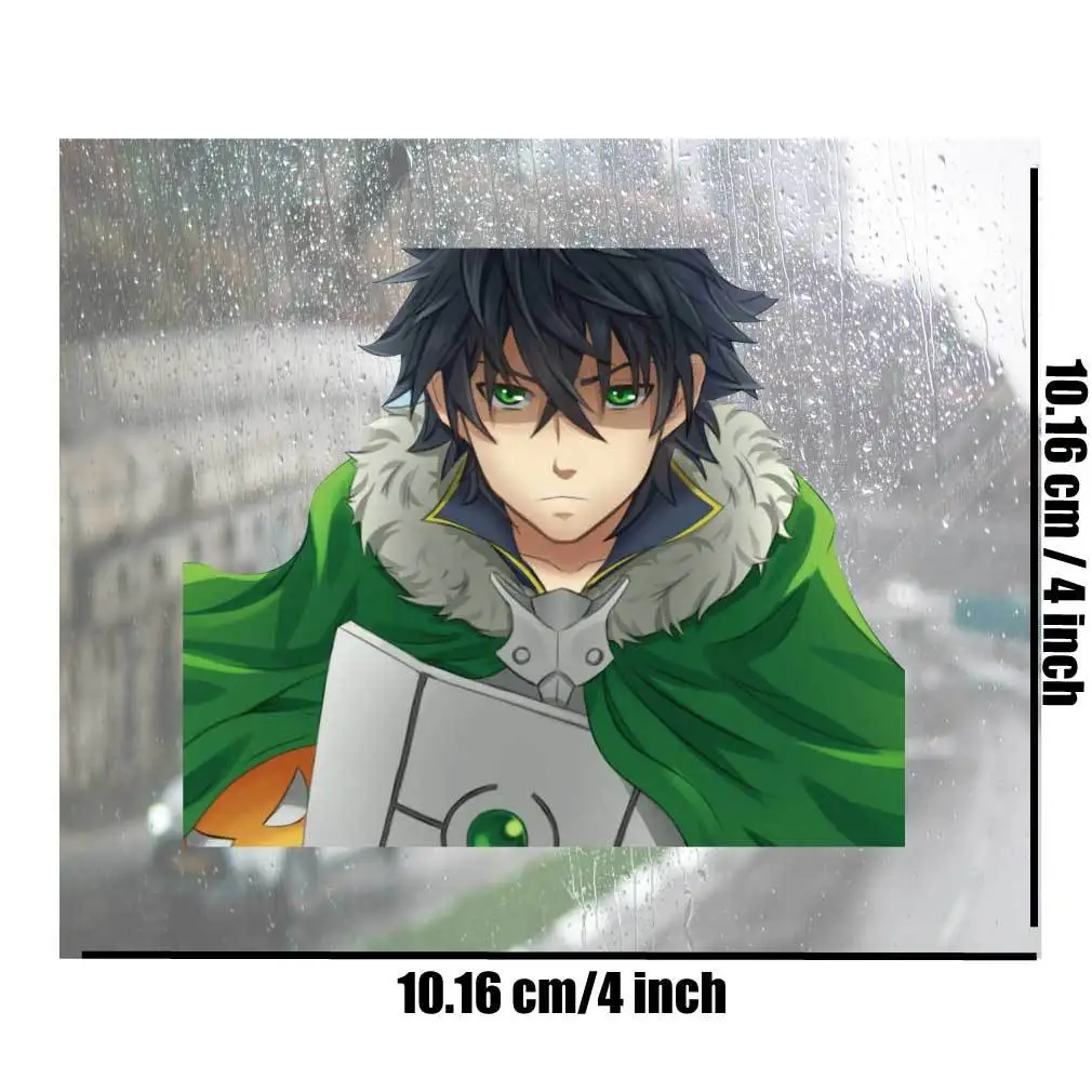 10 sheets/Pack Shield Brave Fame Record UV Transfer Sticker Crystal Label DIY Cup Sticker Custom Four-inch