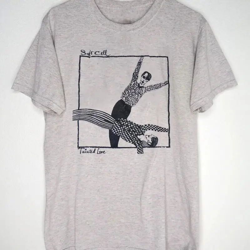Серая футболка всех размеров Soft Cell Tainted Love Ob13