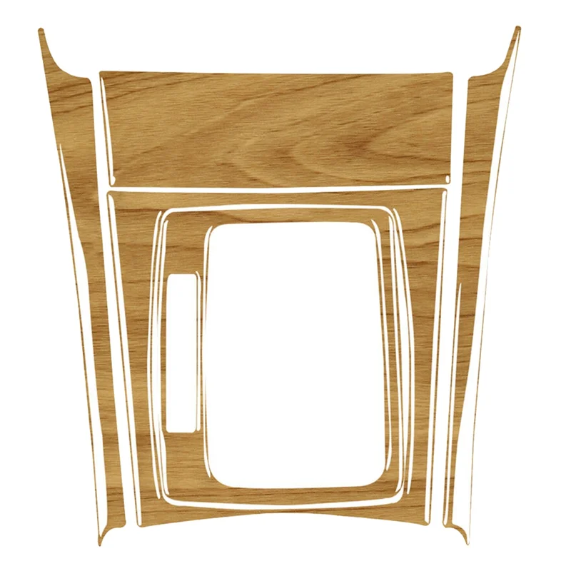 

Крышка панели переключения передач с желтым деревянным зерном для деталей C-Class W204 07-13