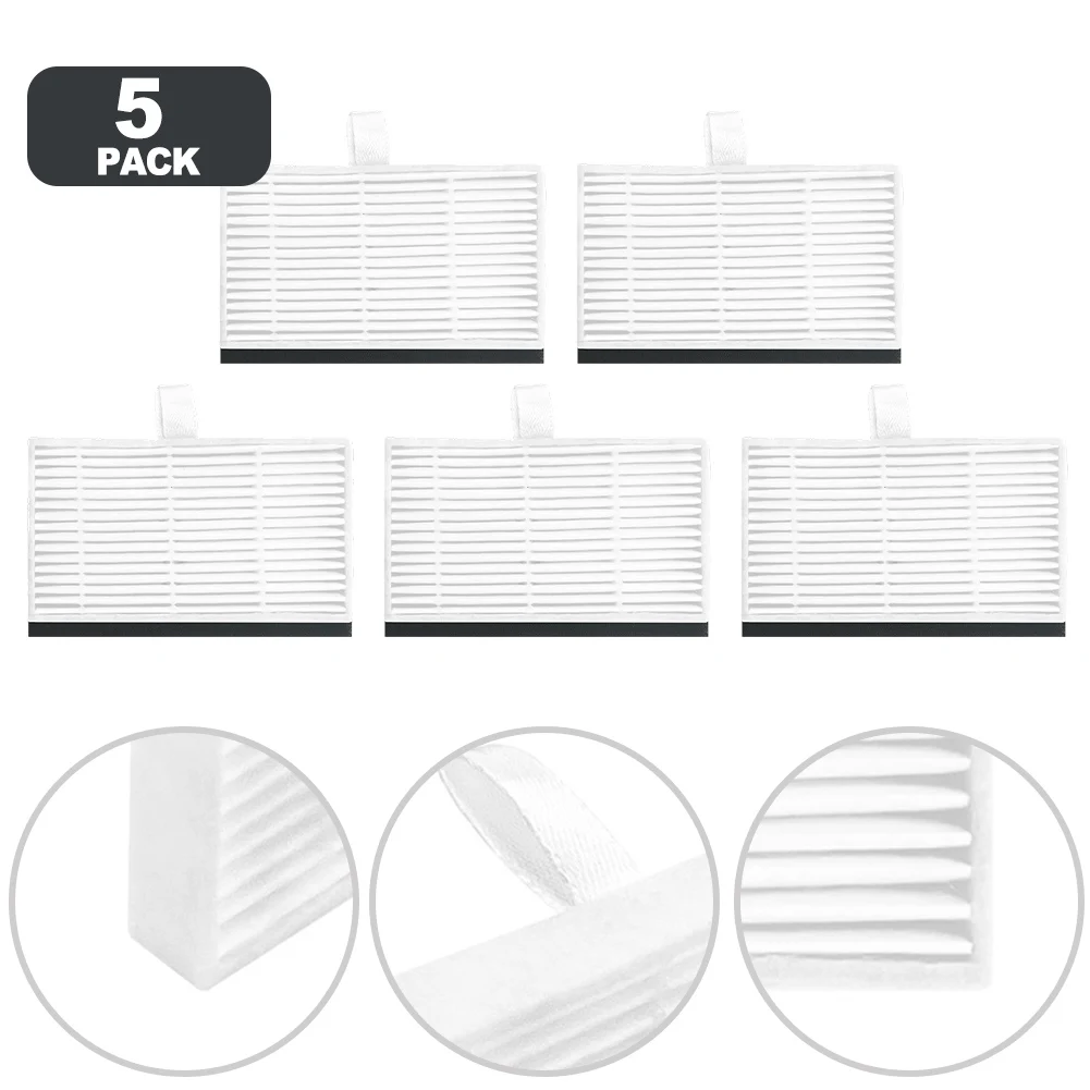 5 PCS Vacuum Cleaner Filter Replacement Washable Filter Maintain Clean And Hygienic Floor For Conga 7690 Immortal Max M