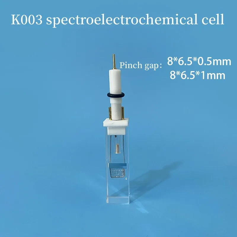 

K003 miniature all-quartz spectroelectrochemical cell with platinum wire platinum mesh silver chloride can be invoiced