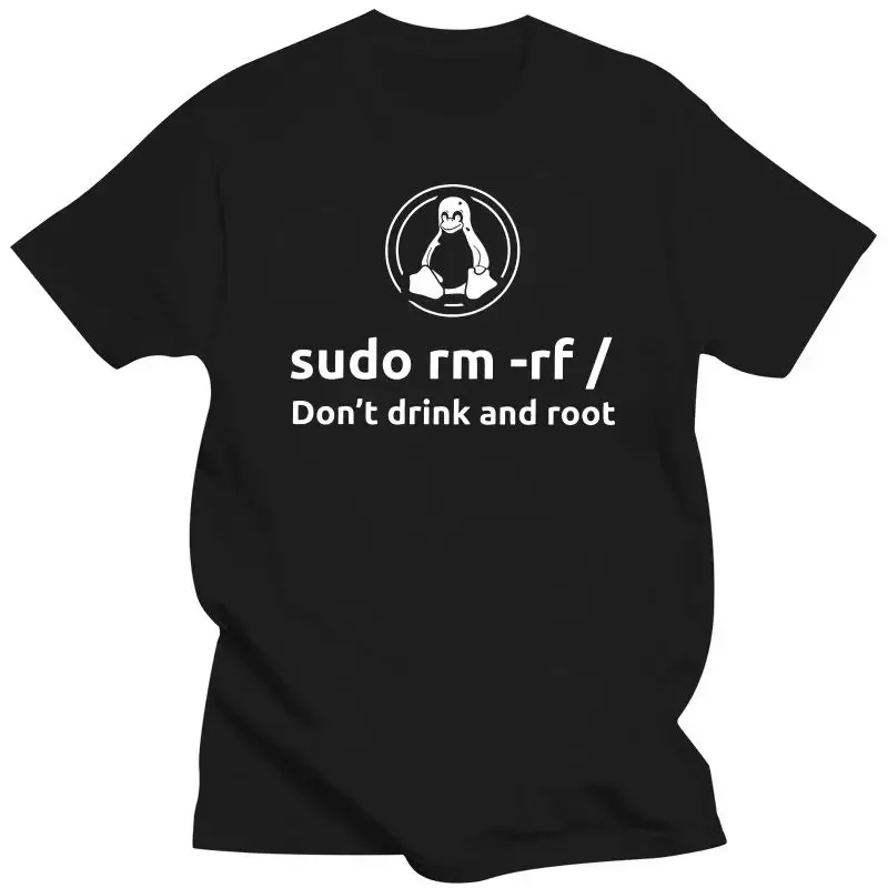 

Забавная футболка Linux Root Sudo, футболка с коротким рукавом, 100% хлопковая футболка, Мужская одежда, программирующий кодирующий кодер, Мужская футболка