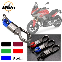 For BMW F800R F900R F900XR F 800R 900R 900XR 2020 2021 2022 2023 Motorcycle Keyring Metal Key Ring Braided rope Keychain