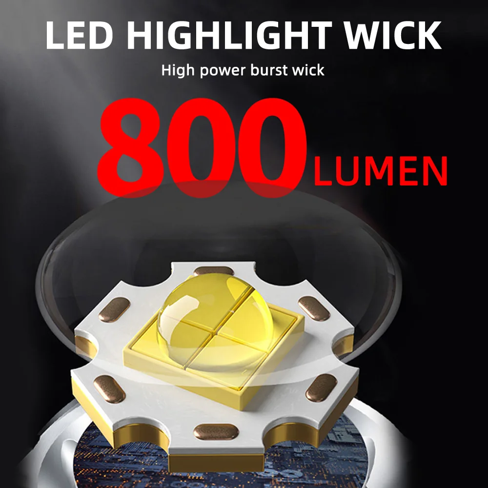 LED ładowalna latarka Ultra jasny latarka wodoodporna lampa rowerowa Outdoor Camping lampa światło robocze potężny latarka LED