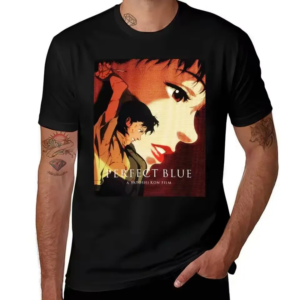 Perfektes Blaues T-Shirt Japanischer Anime Satoshi Kon Paprika Millennium Schauspielerin Tokyo Godfathers Herren Damen Kurzarm-Shirt GESCHENK – Detail 11