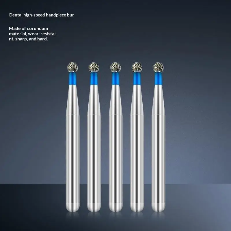 10Pcs Bag Dental Diamond Burs Polishing For High Speed Handpiece Polishing Drill Dentistry Cultural Decorations