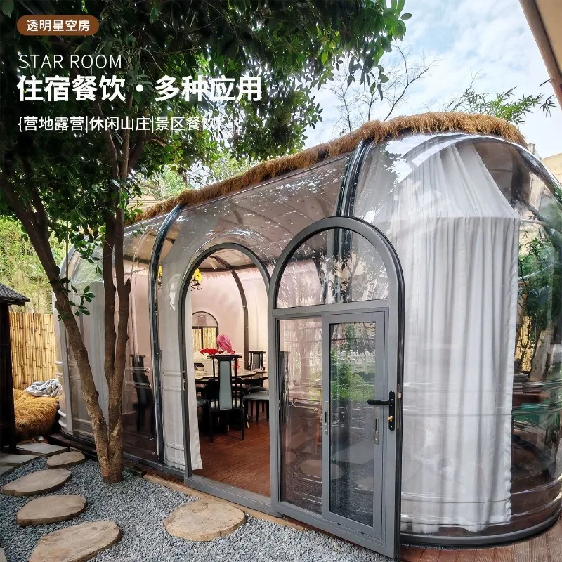 Star Room Restaurant Bubble House Outdoor Courtyard Mobile Sun Room Hotel Ball Tent