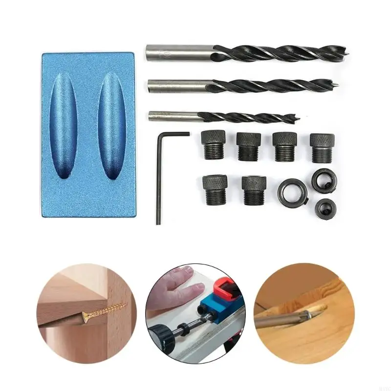 M4YC Woodworking OBLIQUE HOT DROOD LOCATEURS POCKET THE POCKET PORT