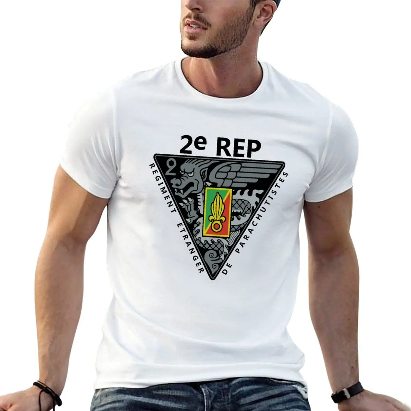 

French Foreign Legion 2nd REP T-Shirt g man t shirts for men t shirts with prints T-Shirt