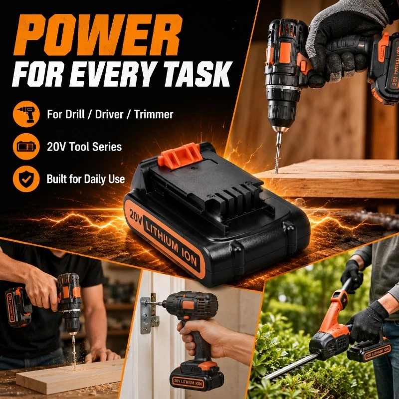 Batteria di Ricambio 20V 6.0Ah - Black+Decker Tool Cordless recensione e prezzo