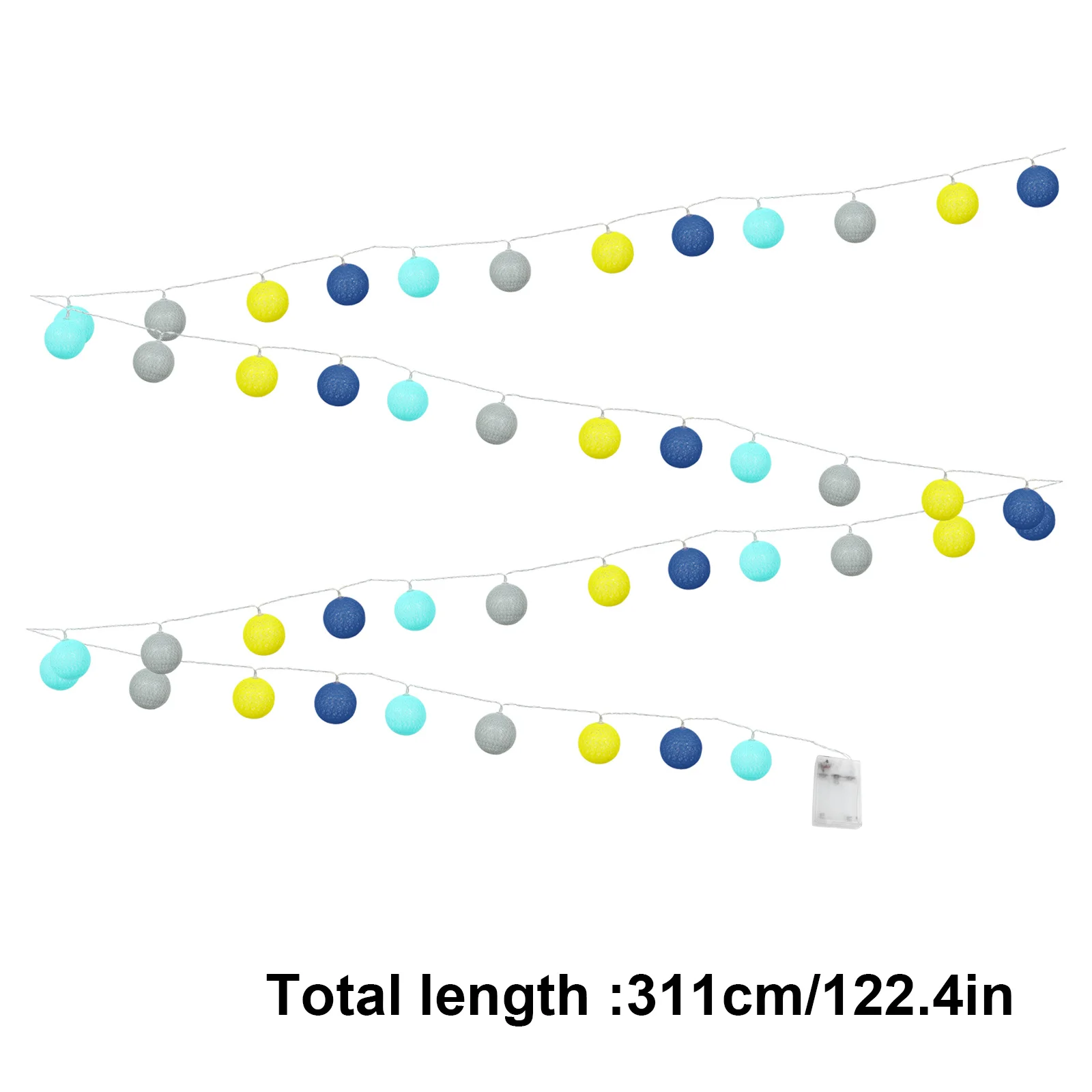 1 مجموعة 20 المصابيح عيد الميلاد مهرجان سلسلة أضواء تأثير الديكور الجيد مناسبات متعددة لا أضواء سلسلة عيد الميلاد #4
