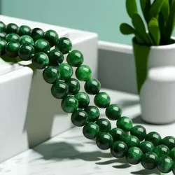 Natural Green Real Jade Beads Accessories Gift DIY Luxury Amulets Designer Stones Charms Jewelry Making Carved Emerald