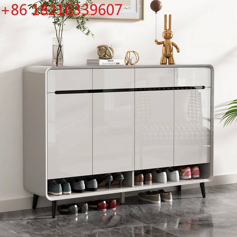 outer corridor entrance entrance cabinet integrated light luxury shoe cabinet indoor large capacity simple and modern