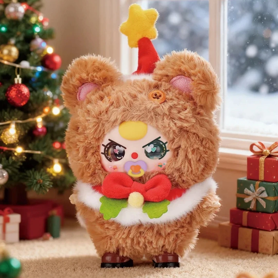 أوريجيت بيبي ثلاثة عيد ميلاد سعيد سلسلة محدودة صندوق أعمى الفينيل أفخم دمية هدية حصرية لعام 2025 لعبة تحصيل عصرية #3