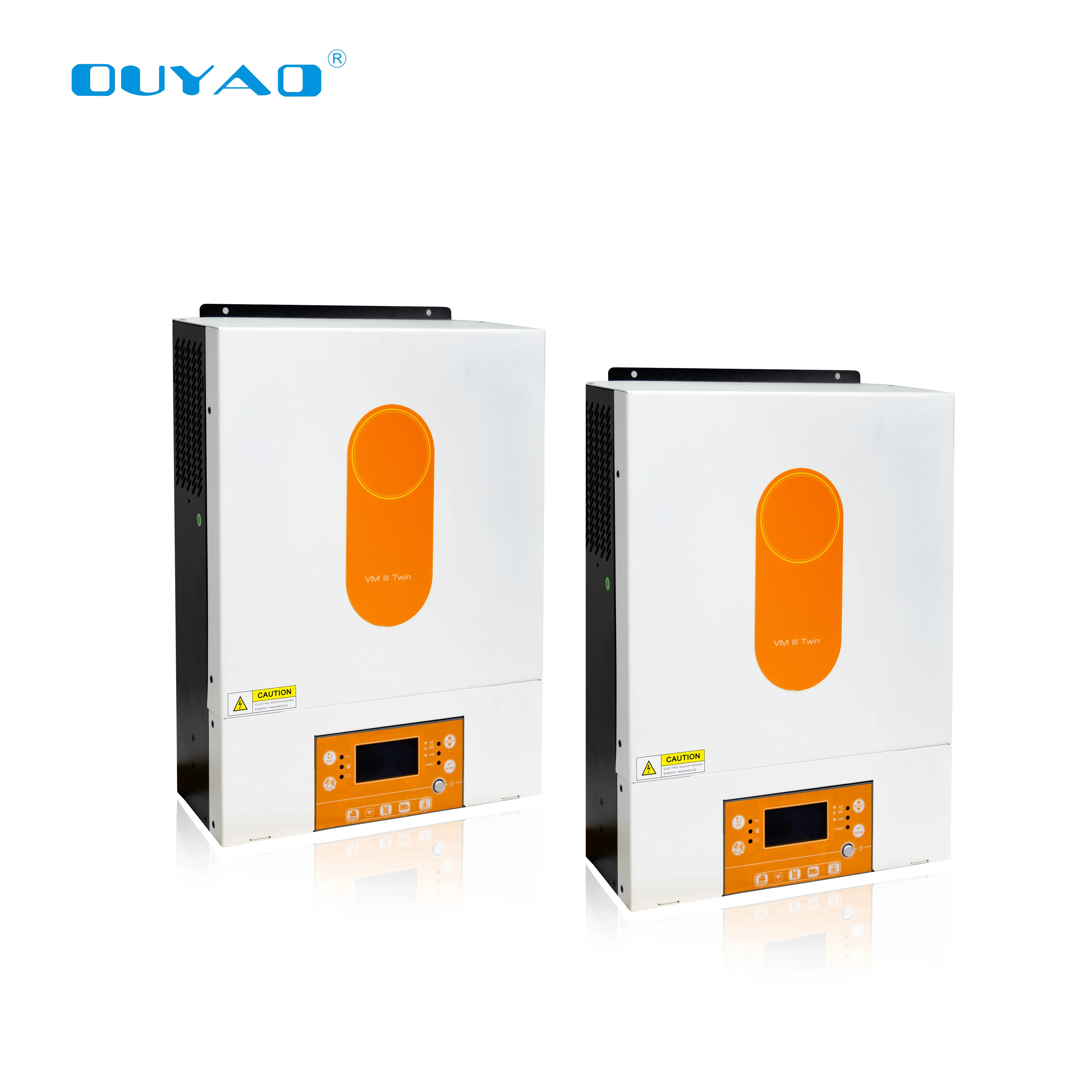 6000w dual output 120A inbuilt charge MPPT controller hybrid inverter