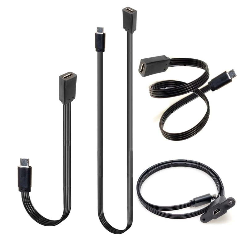 Thin 1.5mm Microed USB Extension Cord 90° Design For Tight Space For Electronics Devices 83CF