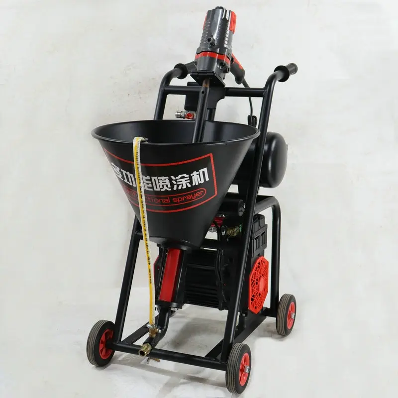 FS-02 Portable Waterproof Sprayer with Engine & Motor 1200W High Efficiency for Pure Cement Grouting and Epoxy Resin Materials