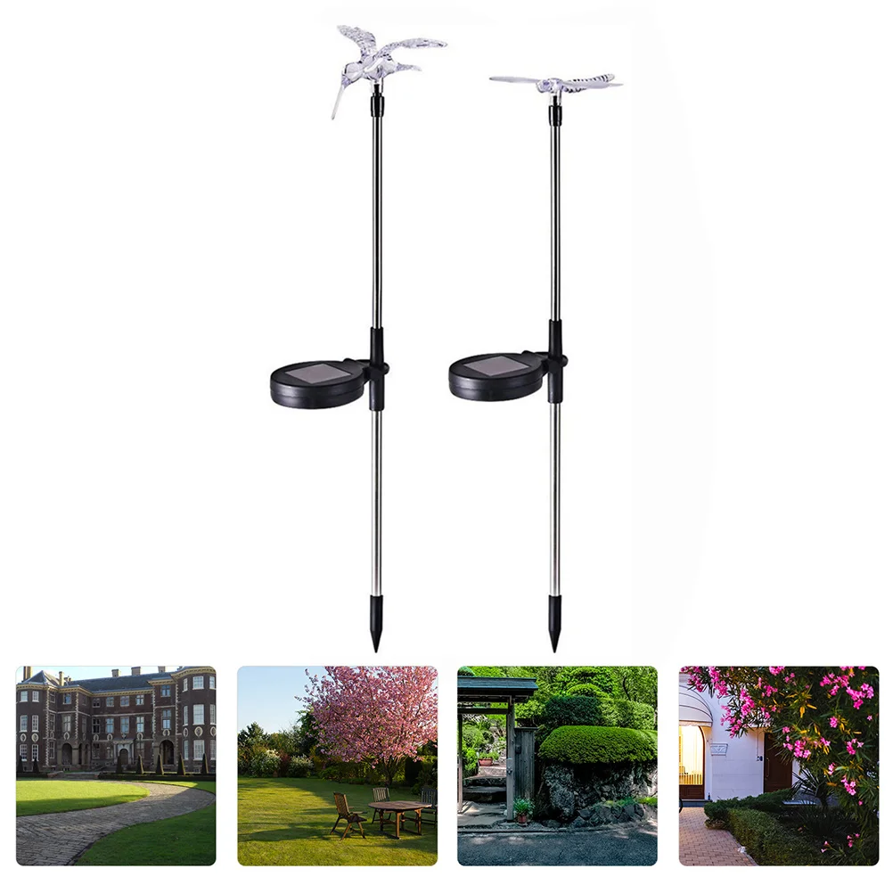 

2Pcs Lights ABS Durable LED Garden Decorative Outdoor Pathway Lighting Stainless High Quality Long Term Use