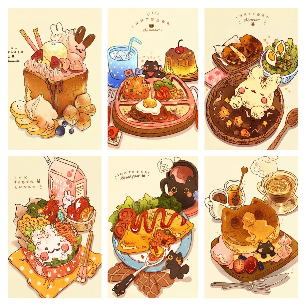 Animal Shape Cartoon Food Diamond Painting Brand New Full Diamond Mosaic 5D DIY Color Embroidery Cross Stitch Kit Art Home Decor