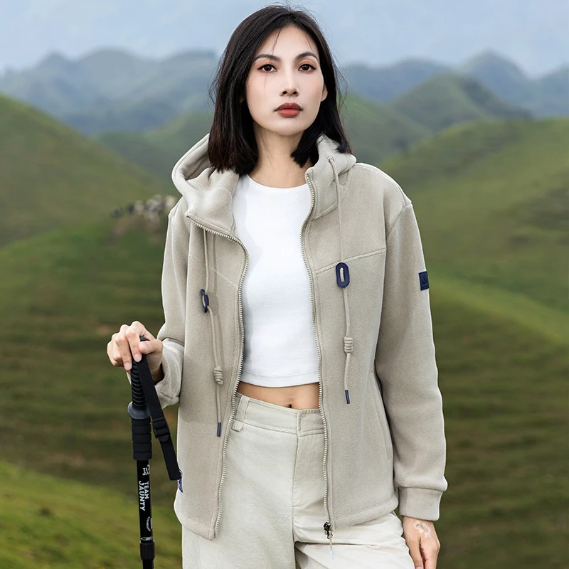 

Мужская флисовая куртка с капюшоном 2023 года, новая модель, на флисовой подкладке, для спорта, весна-осень-зима, приталенный крой, длинный рукав