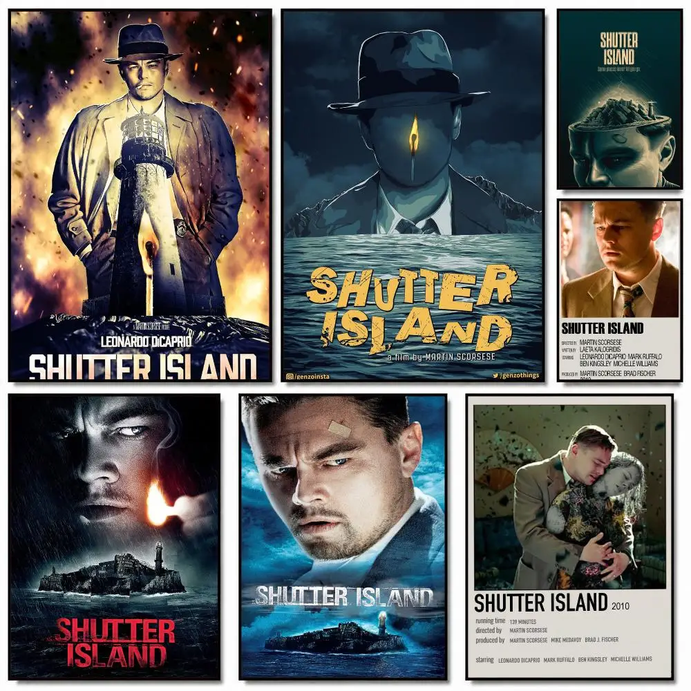 classic movie S-Shutter Island-D Painting Calligraphy Artwork for Home Bedroom Office Wall Decoration Gift