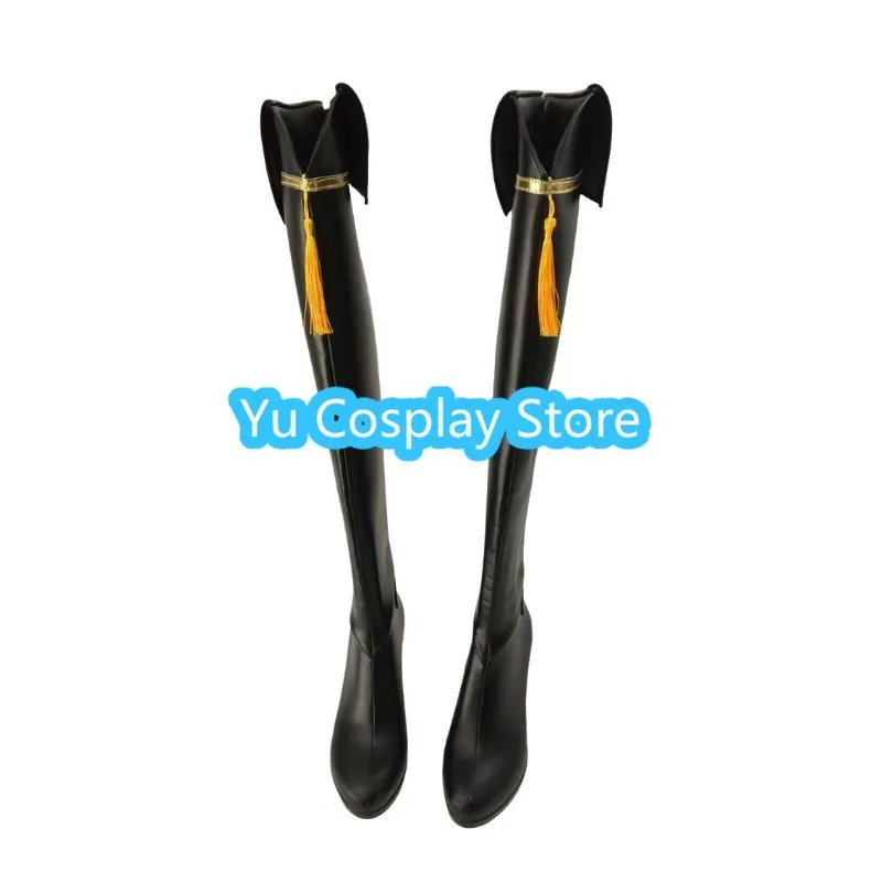 

Yu Косплей Магазин Genshin Impact Furina Tidal Vow Сапоги для косплея Аниме Обувь для косплея Сапоги Костюмы на Хэллоуин Реквизит