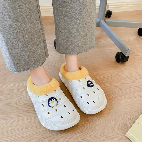 모피 안감 탈착식 커플 슬리퍼, 겨울 봉제 모피 나막신, 남녀공용 따뜻한 모피 슬리퍼, 커플용 간결한 실내 신발 Best5 모피 안감 탈착식 커플 슬리퍼, 겨울 봉제 모피 나막신, 남녀공용 따뜻한 모피 슬리퍼, 커플용 간결한 실내 신발 Best5