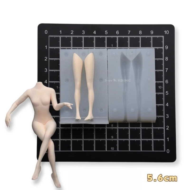 Ultralight Clay  Correct Proportion Cartoon Doll Woman Body Silicone Mold DIY Clay Animation Character Body Modeling Making Tool - Image 5