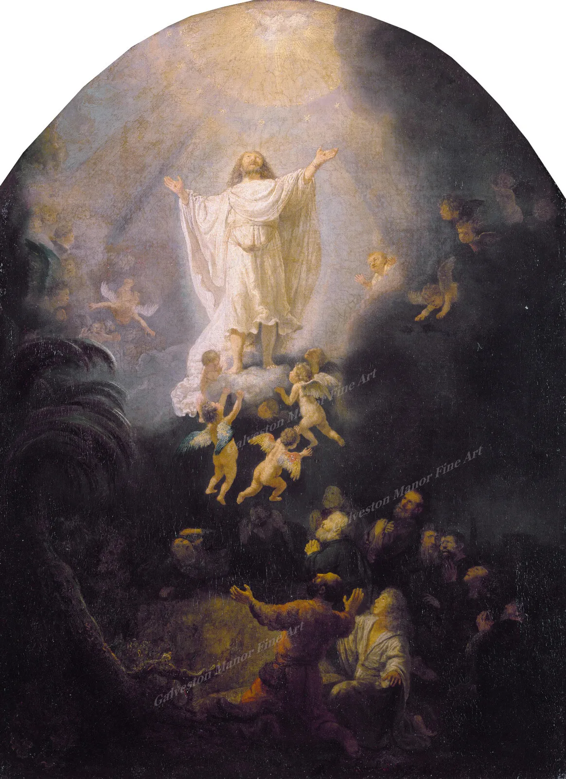 Christus in de storm op zee, de nachtwacht, de terugkeer van de verloren zoon, door Rembrandt, wanddecoratie voor thuis.
