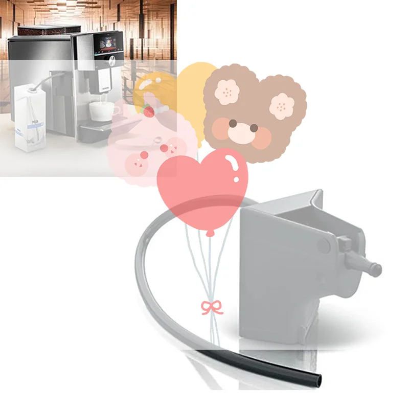 

1 Set For Siemens EQ Series Coffee Machine Milk Container Adapter Kit With Hose Connector And Dishwasher Safe Design