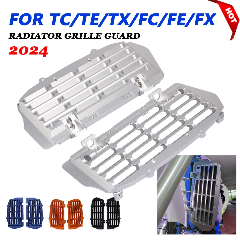 2024 New Radiator Guard Grille Protector for Husqvarna 125 - 450 cc TC TE TX FC FE FX 200 250 300 350 400 501 FE Accessories