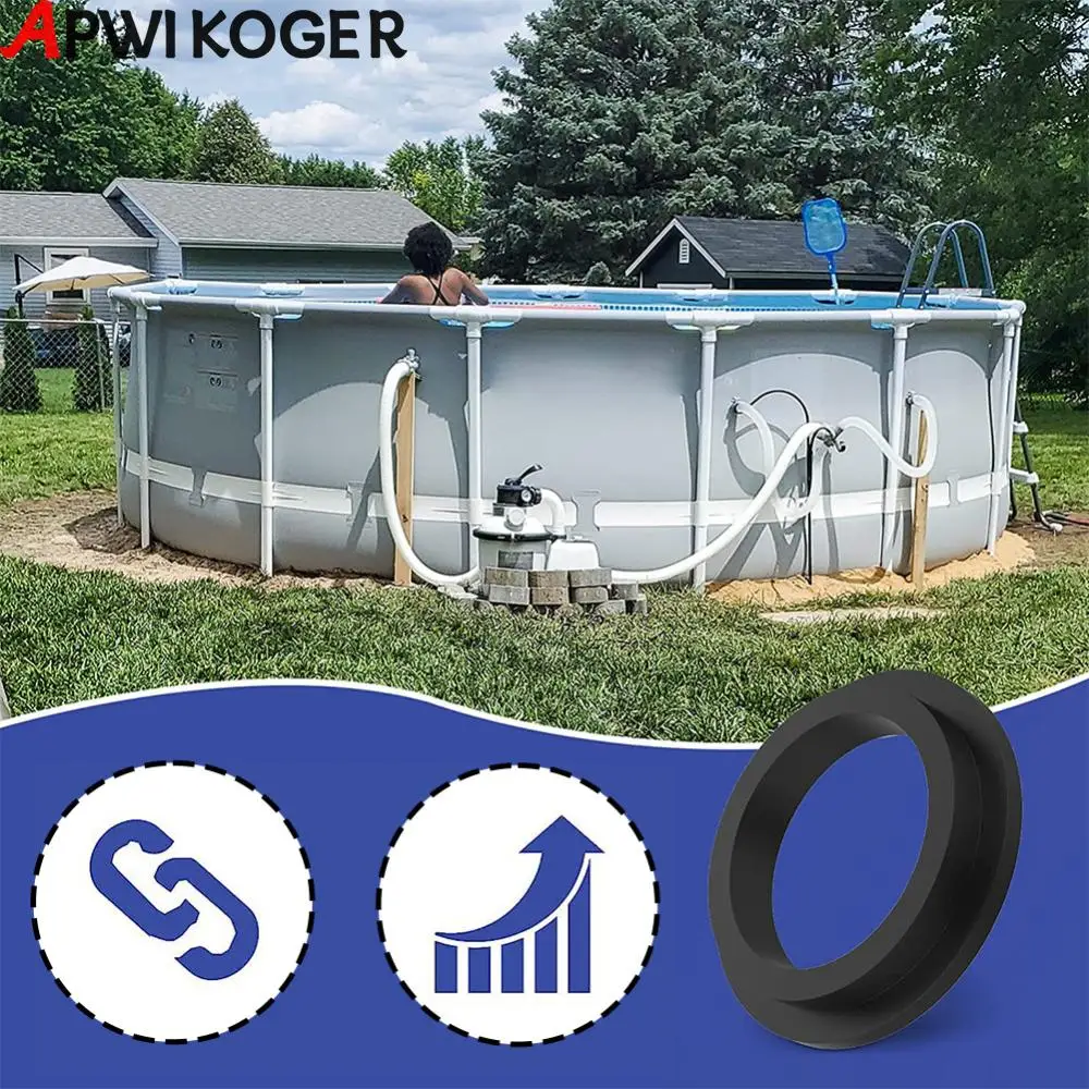 Pool Filter Pump L-Shape O-Ring Pool Sand Filter O-Ring Replacement L-Shape O-Ring Gasket Replacement for Intex Swimming Pool